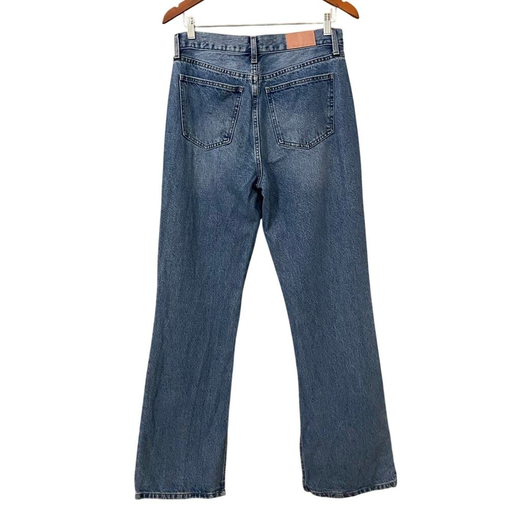 Pistola Alexa High Rise Slim Flare‎ With Slit Jeans US 29 Blue Denim Split Hem - Picture 9 of 10